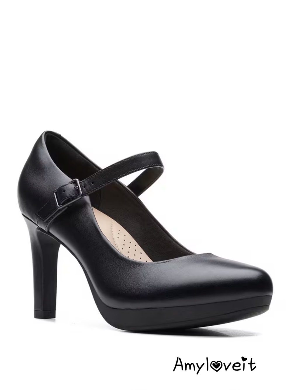 Clarks Ambyr Shine Mary Jane Heels New #99